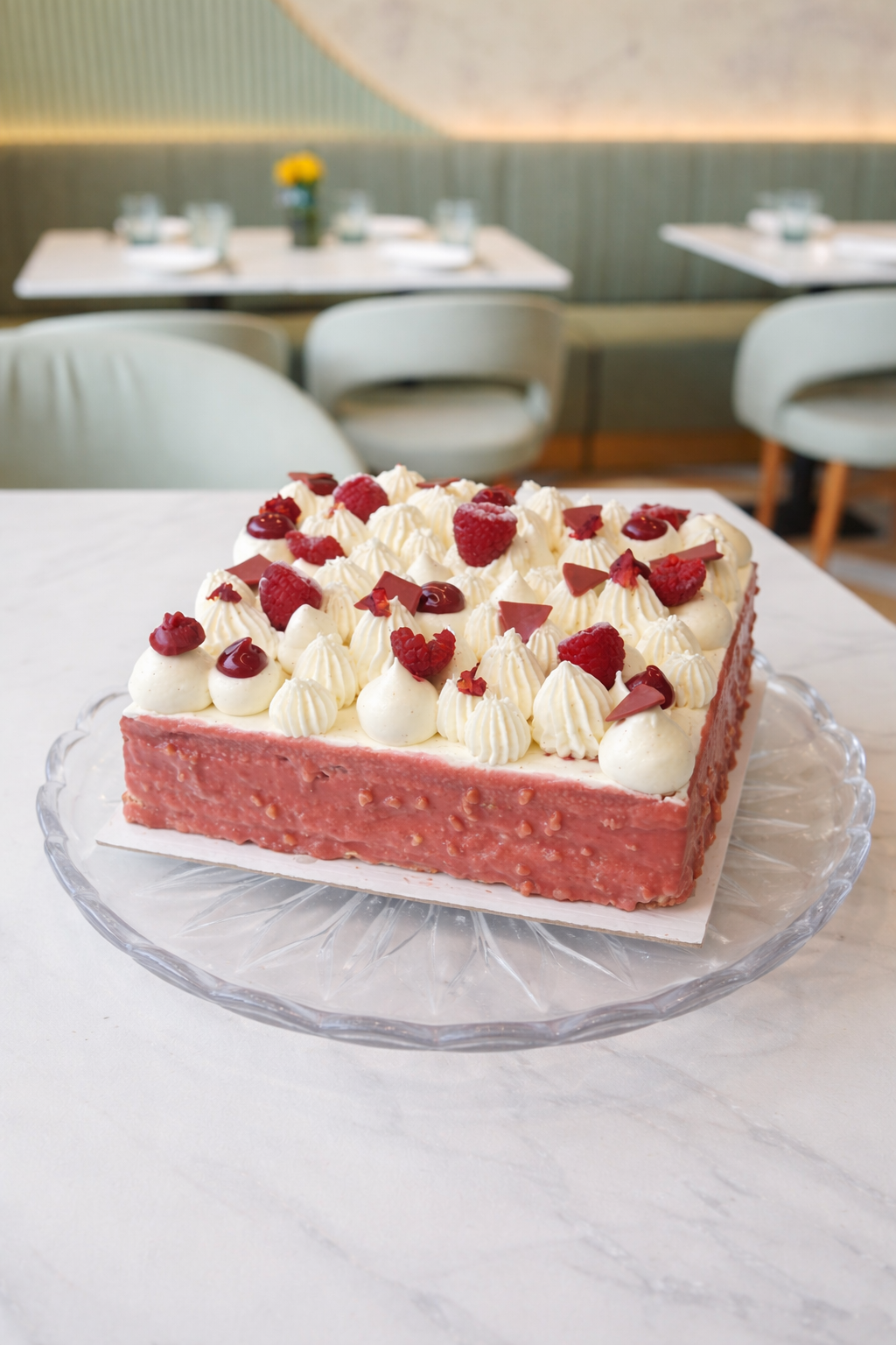 Framboisier - Gâteau aux framboises